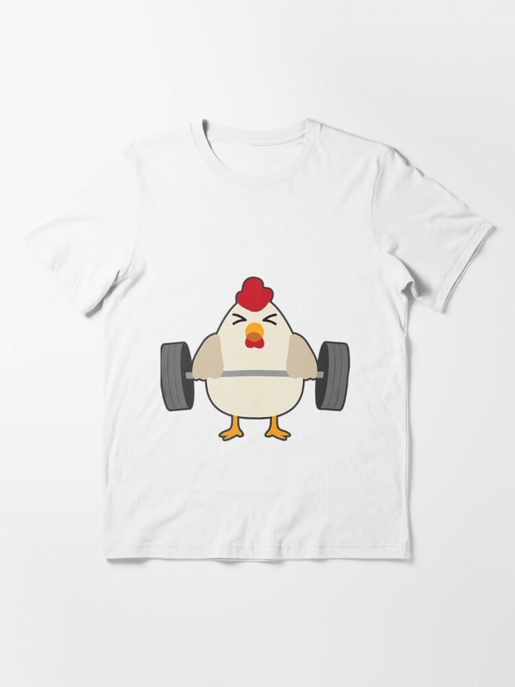 Camiseta «Diseño de peso muerto de pollo: entrenamiento de gimnasio de  levantamiento de pesas» de najeeasjj098 | Redbubble