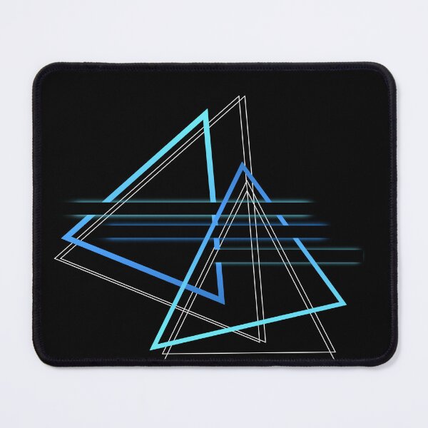 Item preview, Geometric triangle minimalist blue black designed and sold by Carolina Salazar.