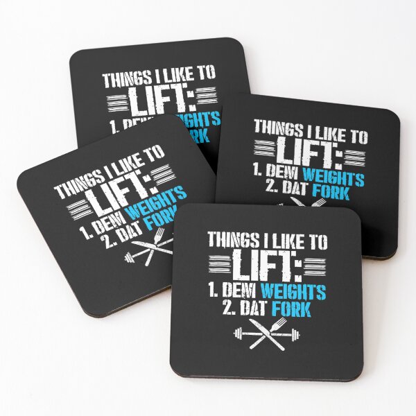 Item preview, Funny Weight Lifting With Sayings Lift Dat Fork Gym Fitness designed and sold by najeeasjj098.