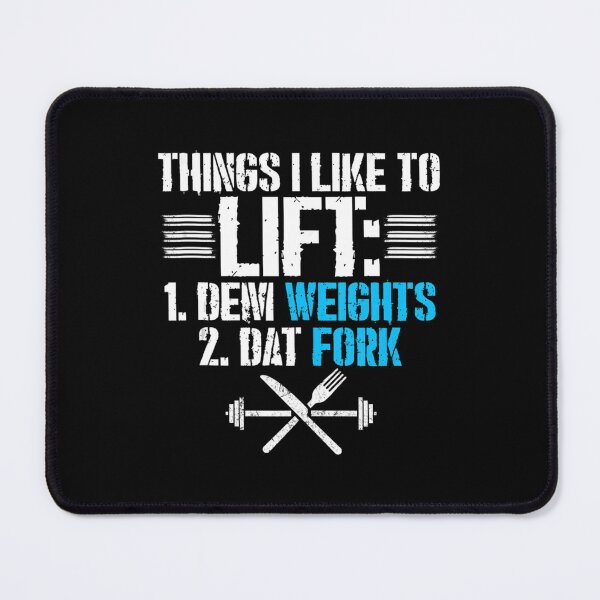 Item preview, Funny Weight Lifting With Sayings Lift Dat Fork Gym Fitness designed and sold by najeeasjj098.