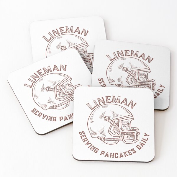 Item preview, Lineman serving pancakes daily designed and sold by Coldhand34.