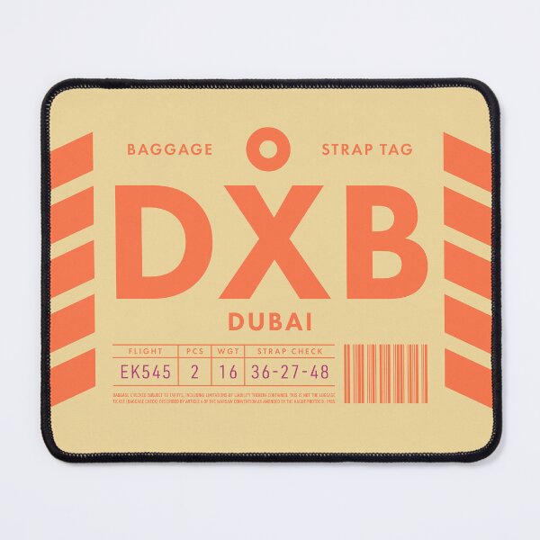 Item preview, Luggage Tag D - DXB Dubai UAE designed and sold by VoodooCircus.