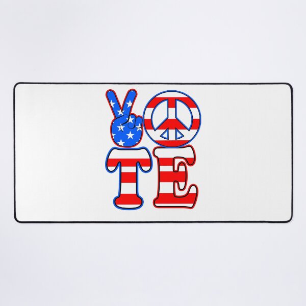 Item preview, Vote Election Vintage Stars and Stripes Peace Sign designed and sold by funnytshirtemp.