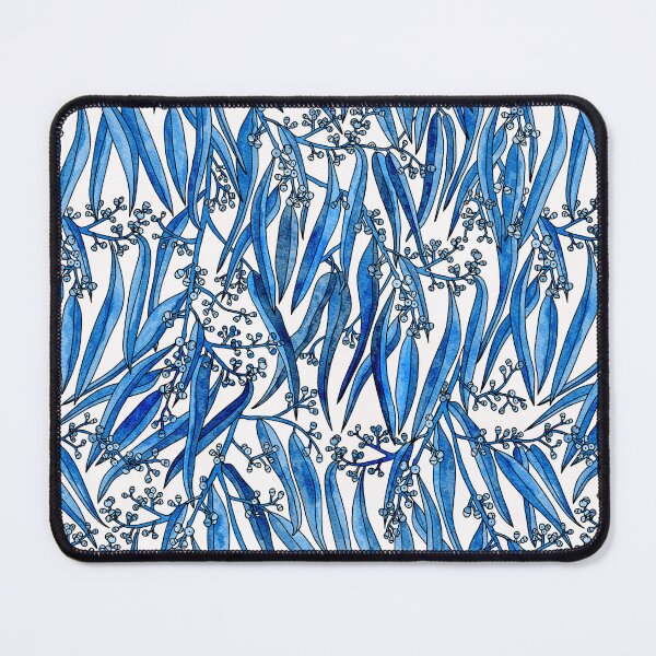 Item preview, Watercolour Eucalyptus - Monochromatic Blue designed and sold by Sketchbook Designs.