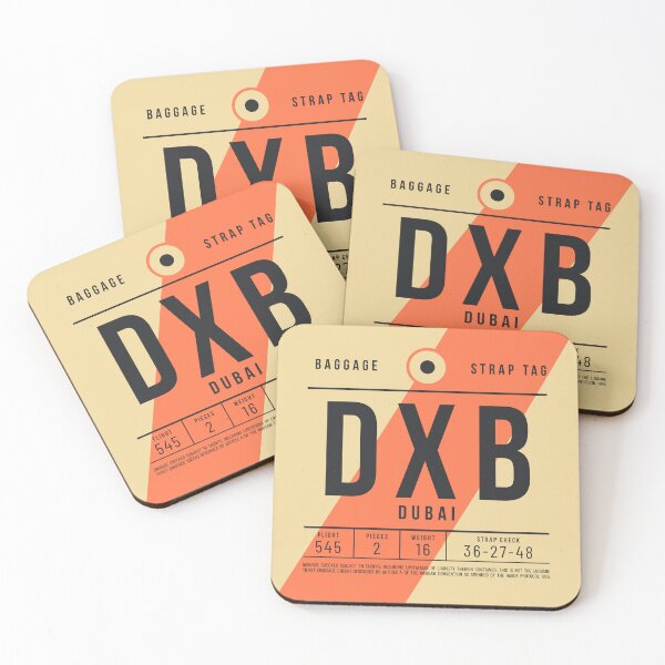 Item preview, Luggage Tag E - DXB Dubai UAE designed and sold by VoodooCircus.