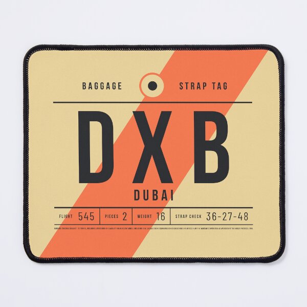 Item preview, Luggage Tag E - DXB Dubai UAE designed and sold by VoodooCircus.