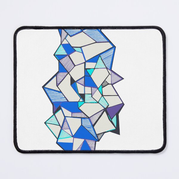 Item preview, Blue abstract geometric COOL designed and sold by Carolina Salazar.