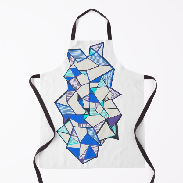 Item preview, Blue abstract geometric COOL designed and sold by Carolina Salazar.