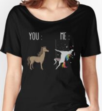 You and me Unicorn Women's Relaxed Fit T-Shirt