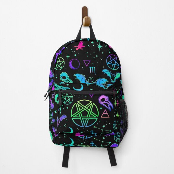 Item preview, Psychedelic rainbow skulls and symbols  designed and sold by ArtByPokey.