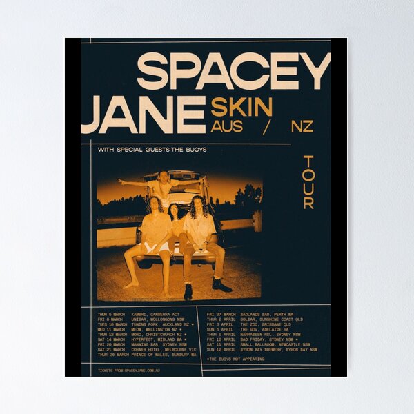 Item preview, Spacey Jane Album Tour    designed and sold by TopsYourWay41.
