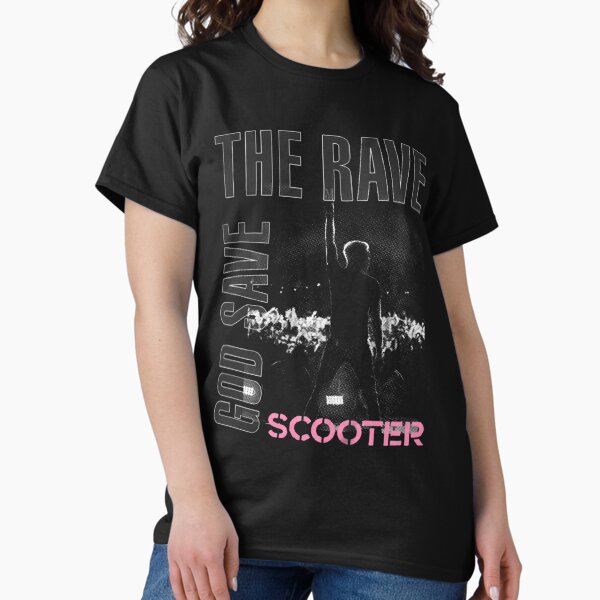 Vista previa del artículo con la obra «El Rave y Dios Salve _gt_SCOOTER_lt_», diseñado y vendido por TopsYourWay41.