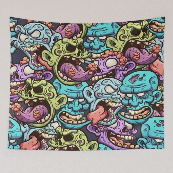 Item preview, Zombie Pattern designed and sold by Gymmer-Life.