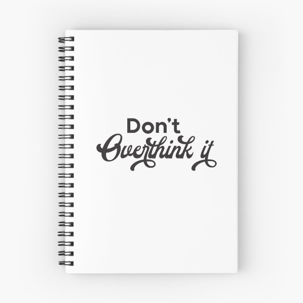 Item preview, Don't overthink it designed and sold by unorthod0x.