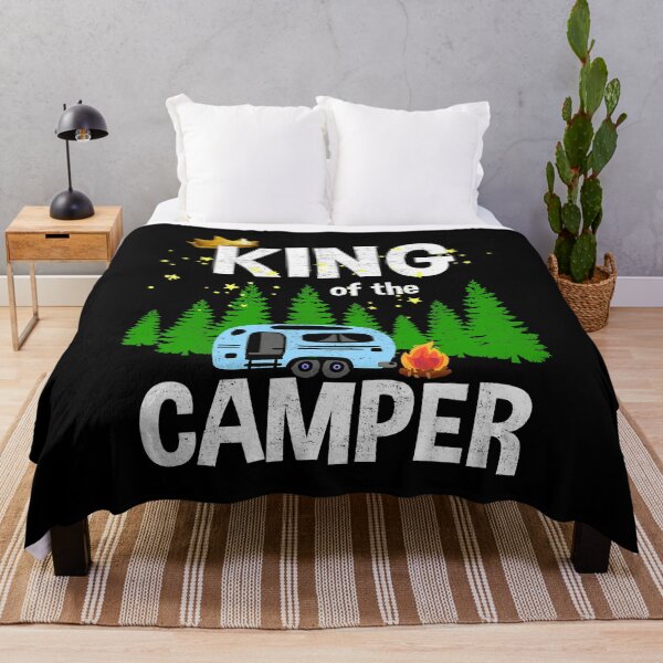 Item preview, King Of The Camper Camping Travel Trailer Road Traveler designed and sold by BennetJaco.