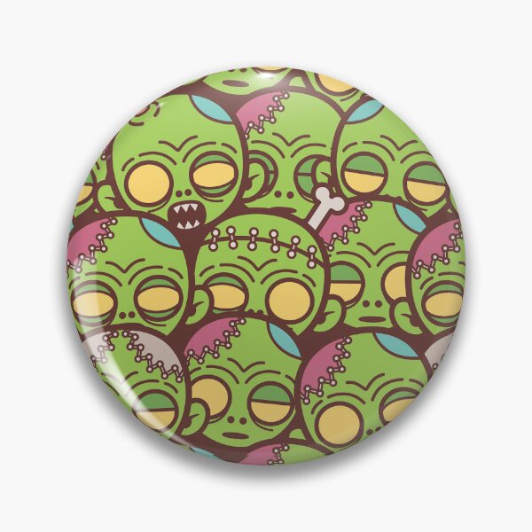 Item preview, Cute Green Zombie Pattern designed and sold by Gymmer-Life.