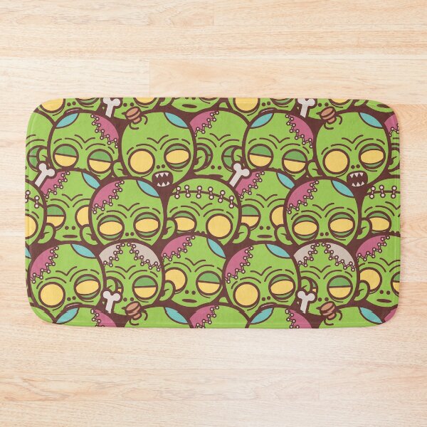 Item preview, Cute Green Zombie Pattern designed and sold by Gymmer-Life.