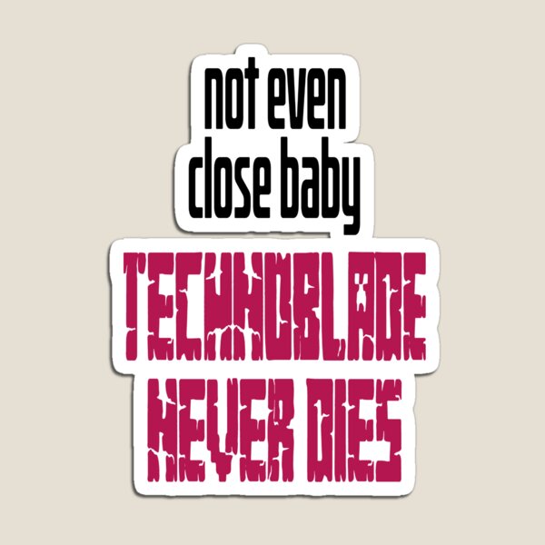 Technoblade Never Dies Sticker for Sale by skelli kelli