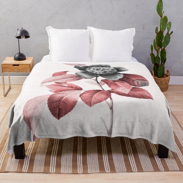 Item preview, Red Anemone Camellia Flower, Alternative Illustration - Black and Red Rose designed and sold by DaphneKstudio .