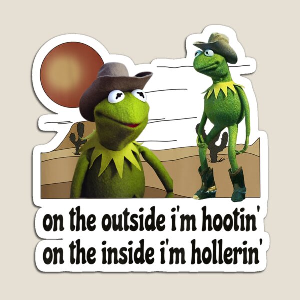 Item preview, On the outside I'm hootin on the inside I'm hollerin designed and sold by ChristiaSchmidt.