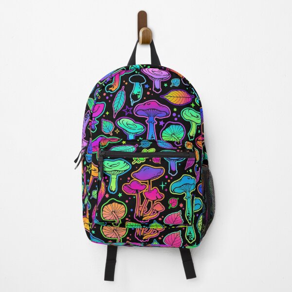 Item preview, Psychedelic magic rainbow mushrooms (V2) designed and sold by ArtByPokey.
