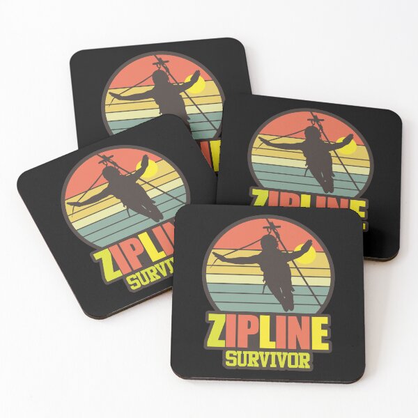 Item preview, ZIPLINE SURVIVOR NOTHING BUT AIR,ADVENTUR desgine  designed and sold by artzaka.