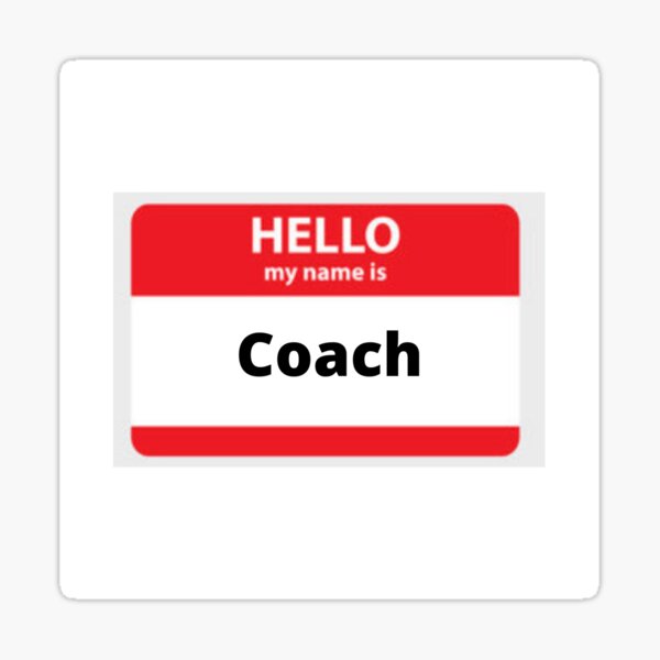 Item preview, Coach sticker designed and sold by SydneyJ103.