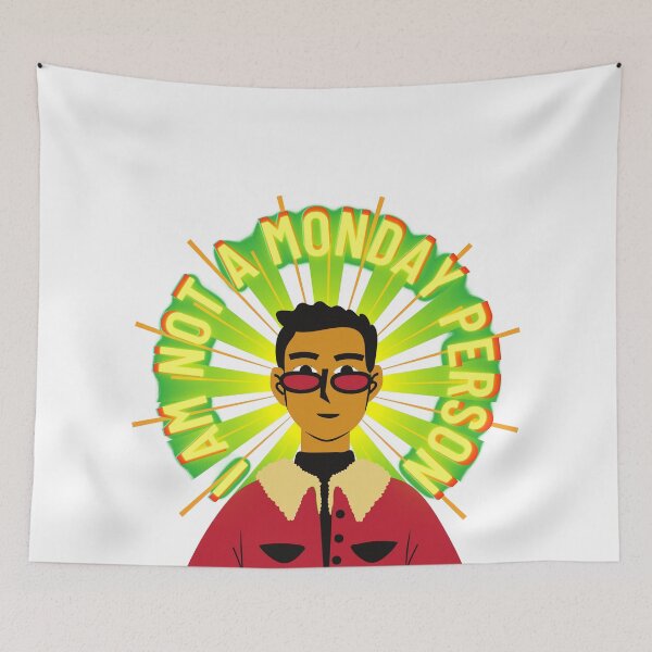 Item preview, I AM NOT A MONDAY PERSON GRAPHIC TEXT DESIGN designed and sold by UJ7777.