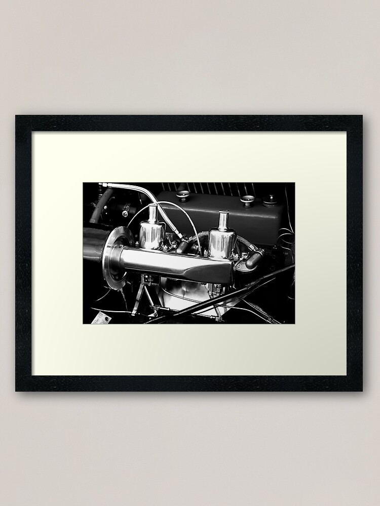 Alternate view of Vintage Car Engine Framed Art Print