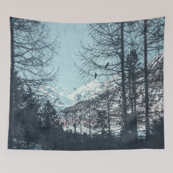 Item preview, distant mountains designed and sold by Dyrk Wyst Redbubble Shop.