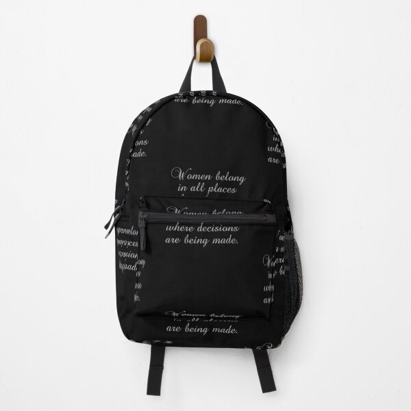 Item preview, Women Belong In All Places Where Decisions Are Being Made - Feminism Quotes designed and sold by PhiloJourney.