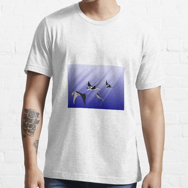 Freediving with Manta Essential T-Shirt