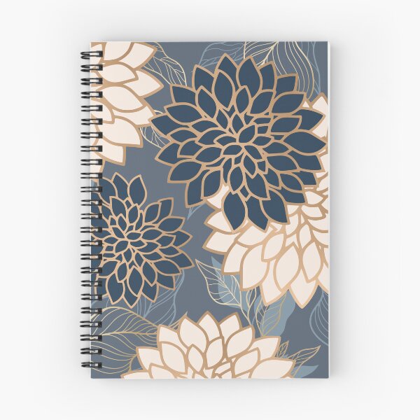 Item preview, Floral Aesthetic in Blue, Ivory and Gold designed and sold by meggydesigns.