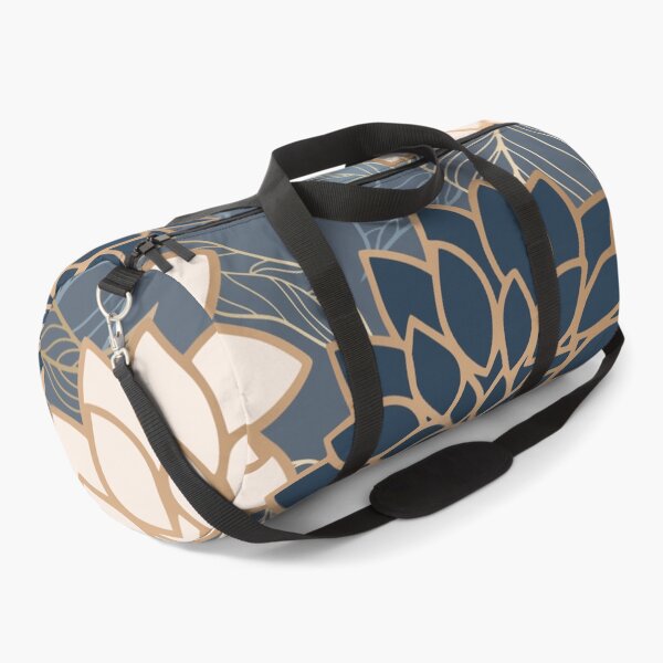Artikelvorschau, Floral Aesthetic in Blue, Ivory and Gold entworfen und verkauft von meggydesigns.