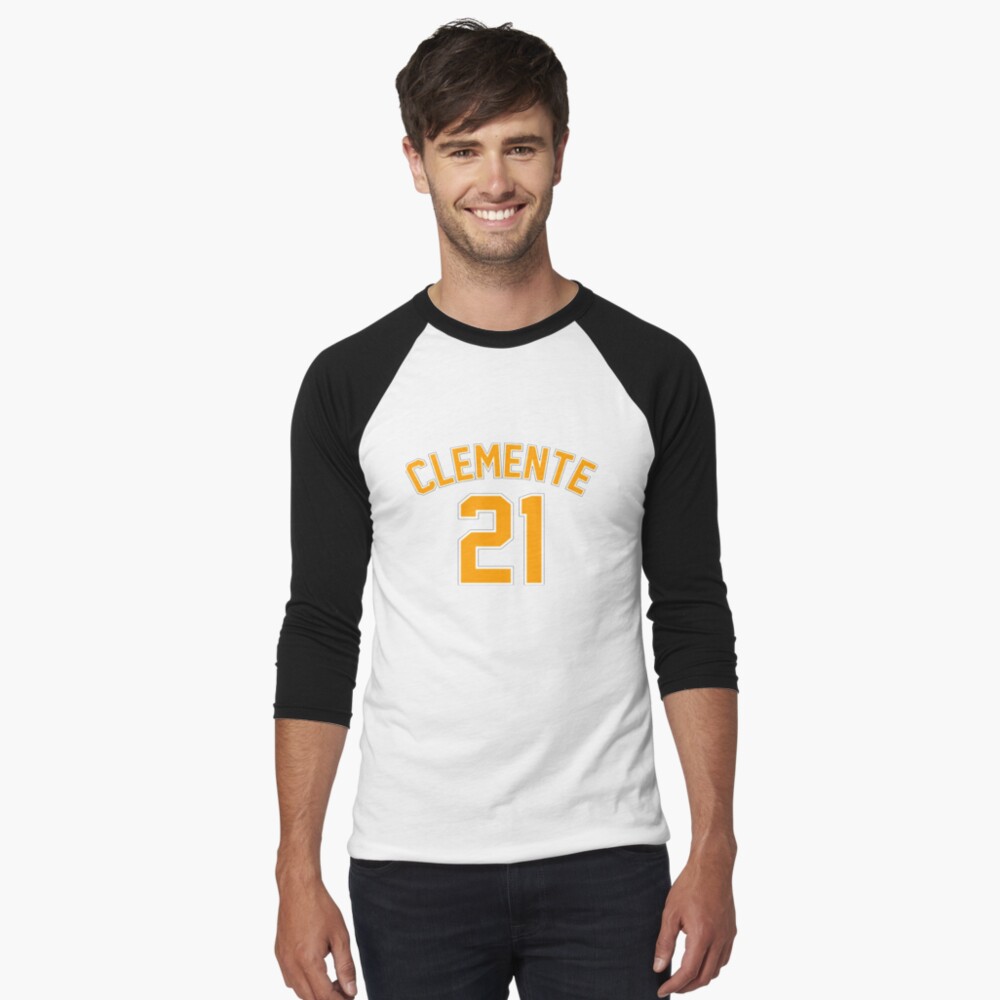 Clemente 21 Vintage T Shirt Sticker for Sale by DanielleEakins