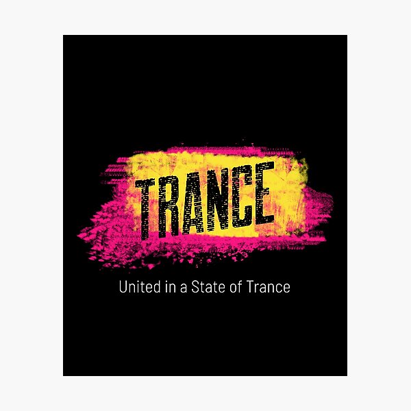 Item preview, Trance - United in a State of Trance - Trance Music Cross design  designed and sold by 5lav.