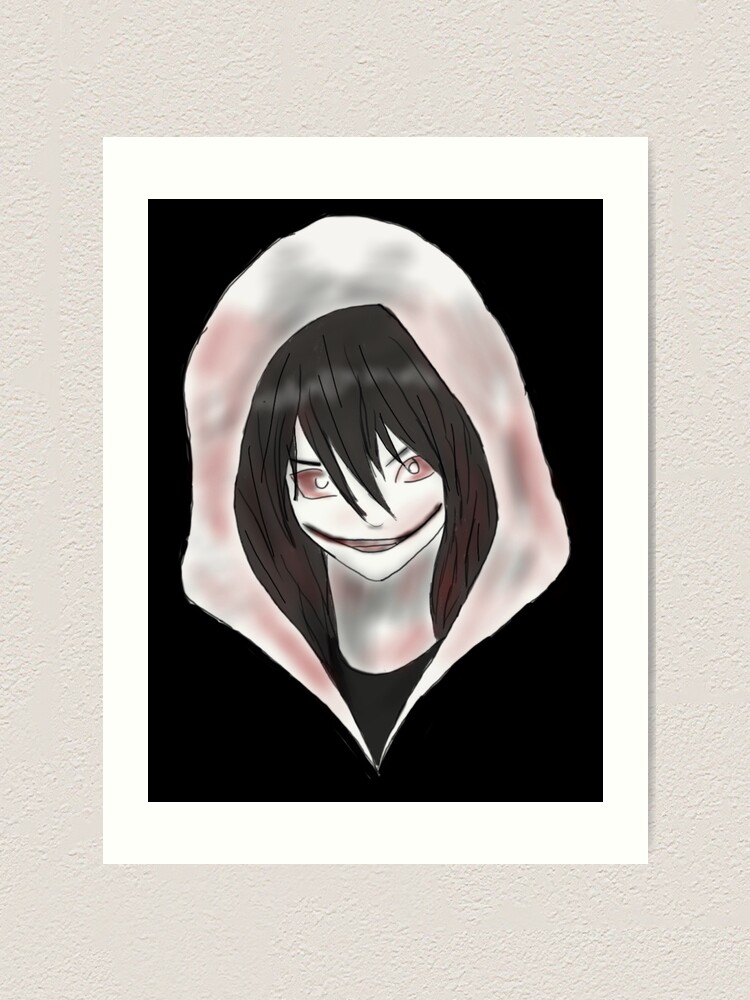 Jeff The Killer - Creepypasta Stylized Photographic Print for Sale by  Xiketico