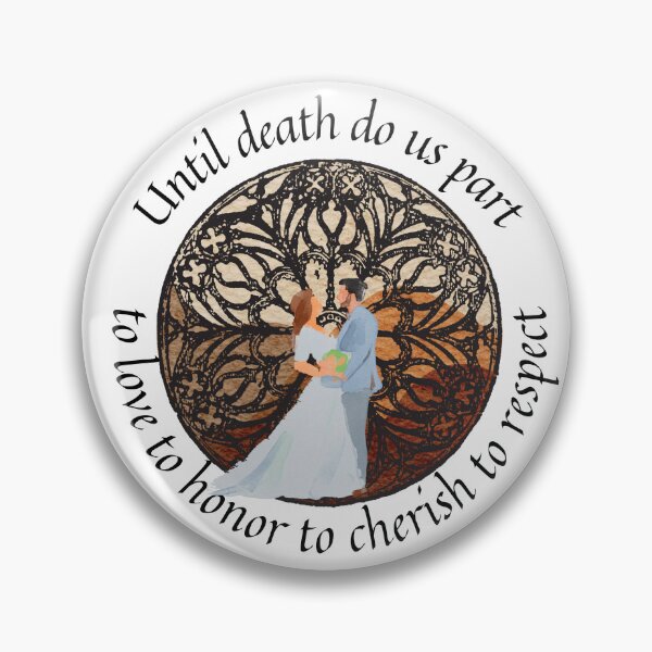 Item preview, Wedding Watercolor Mountain Wedding Vows love honor cherish respect designed and sold by NonPCTruths.