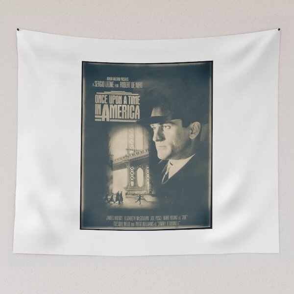 Item preview, Life Epic Friendship Greed Betrayal Loss Once Upon A Time In America - Retro Poster Canvas Print Cut designed and sold by MaxSusieIngle.