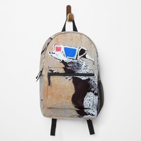 Item preview, Banksy, Rat With 3D Glasses – Graffiti Street Art designed and sold by IMPHives.