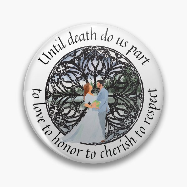 Item preview, Wedding Watercolor Lake Wedding Vows love honor cherish respect designed and sold by NonPCTruths.