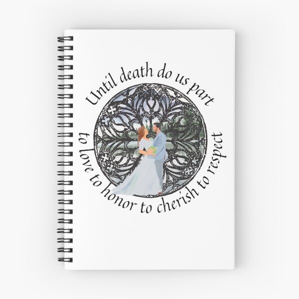 Item preview, Wedding Watercolor Lake Wedding Vows love honor cherish respect designed and sold by NonPCTruths.