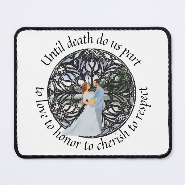 Item preview, Wedding Watercolor Lake Wedding Vows love honor cherish respect designed and sold by NonPCTruths.