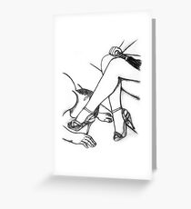 Worship My Feet Greeting Card