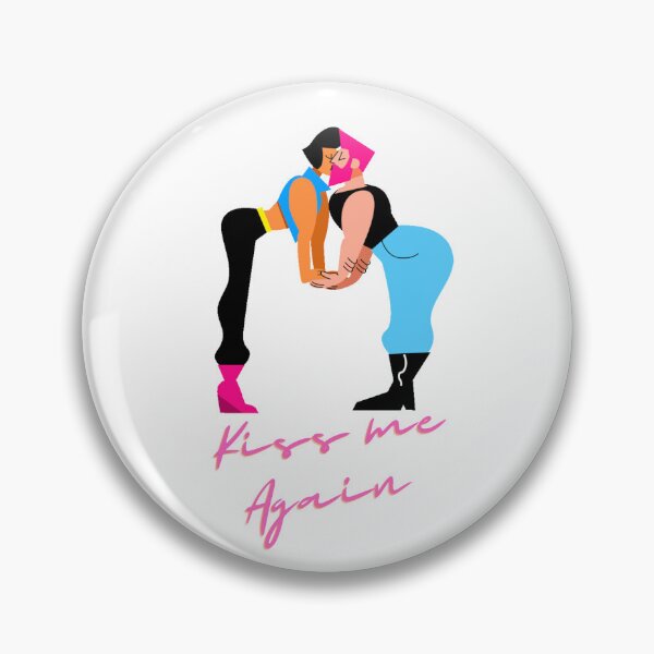 Aperçu de l'œuvre Embrasse-moi encore, Pride love, gay, lesbienne, LGBTQ créée et vendue par TheFreeLife.