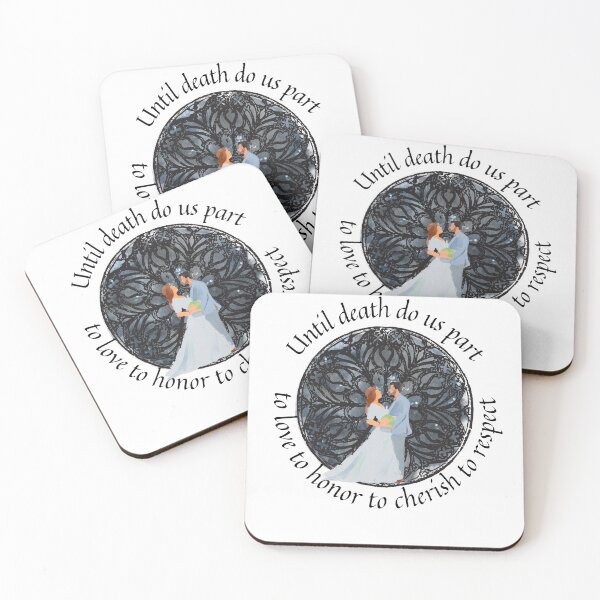 Item preview, Wedding Watercolor Stars Wedding Vows love honor cherish respect designed and sold by NonPCTruths.