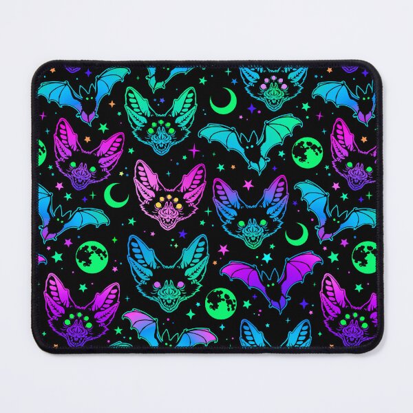 Item preview, Psychedelic rainbow bats (V2) designed and sold by ArtByPokey.