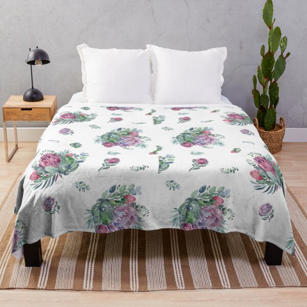 Item preview, Painted Protea Pattern designed and sold by BhavyaBathla.