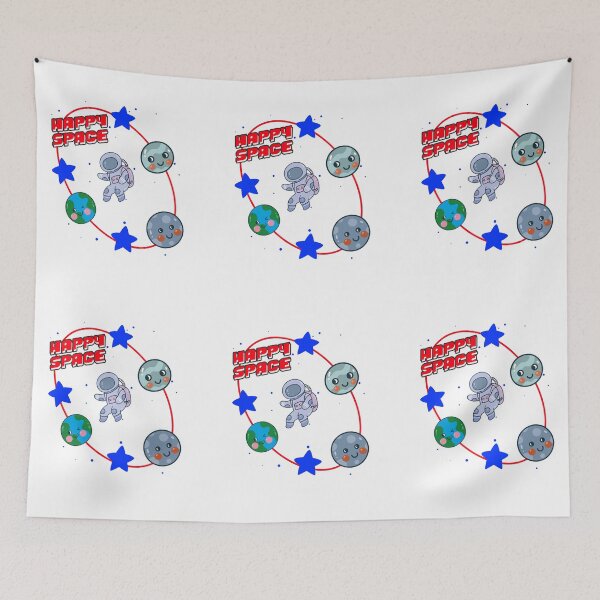 Item preview,  Outer Space Planets With Happy Cute Faces - Aerospace designed and sold by NUKMARKUS.