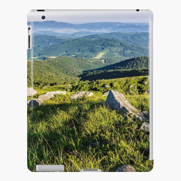 stones on the hill of mountain range iPad Snap Case